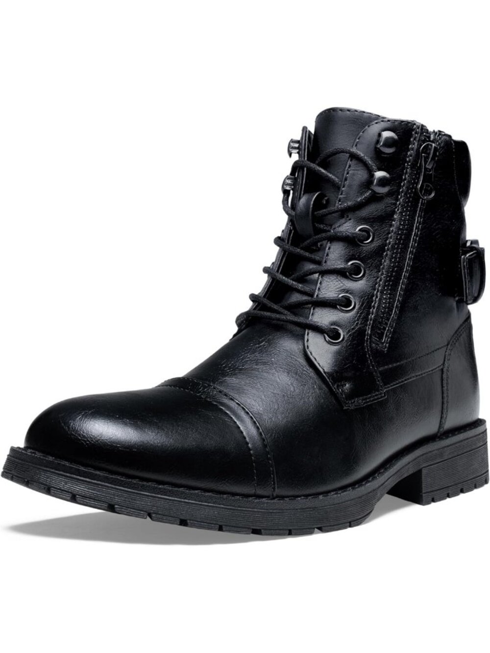 Stylish Men's Motorcycle Combat Boots | Casual Footwear for Adventure & Everyday